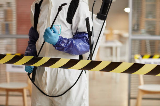 Professional Blood Cleanup technician working in Junction City, CA